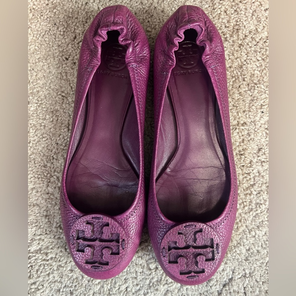 Tory Burch Women's Rich Purple Loafers